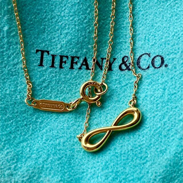 Tiffany & Co. 18K Yellow Gold Infinity Pendant Chain