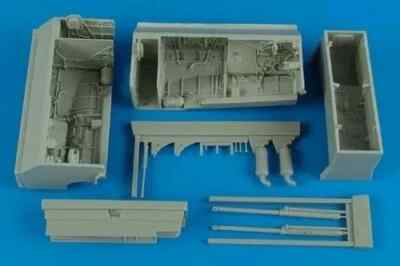 Aires 4507 1/48 Su-24 Fencer Wheel Bay set For Trumpeter Resin