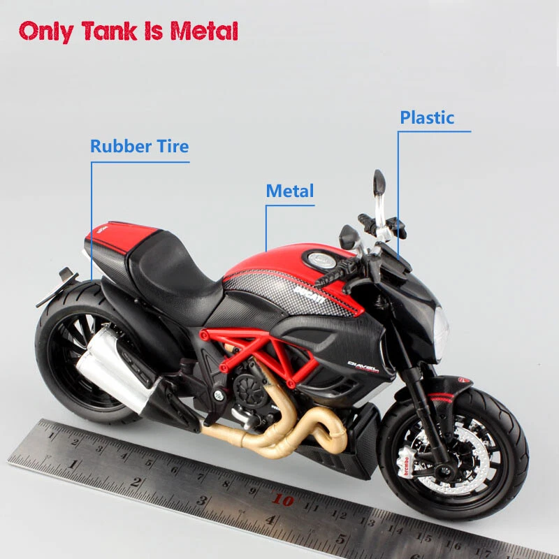 1:12 scale maisto Ducati Diavel street bike diecast motorcycle Cruiser model toy - Image 4 of 4