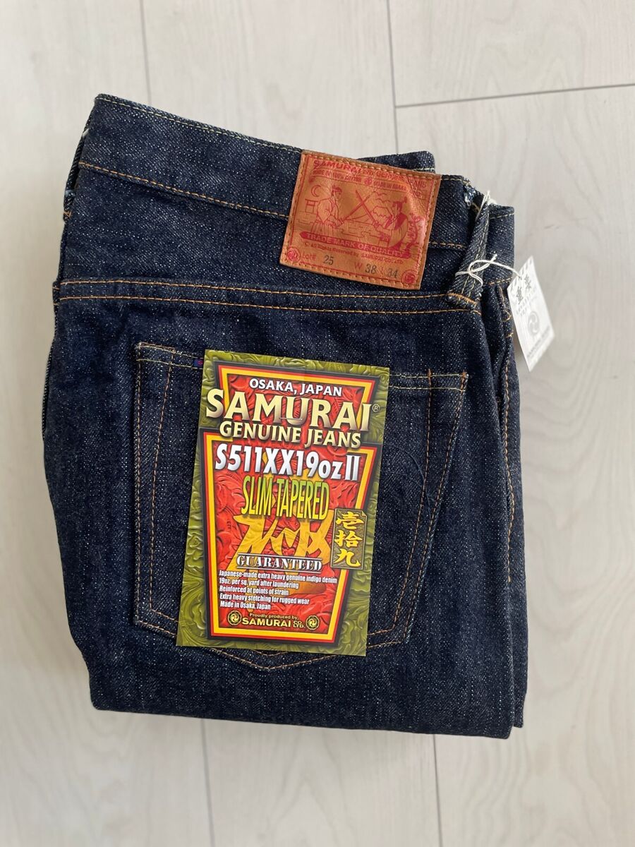 SAMURAI JEANS S511XX19OZ-II Slim fit Tapered Selvedge Demin SAMURAI JEANS S511XX19OZ-II Slim fit Tapered Selvedge Demin