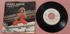 Sammy Hagar 45 Piece Of My Heart / Sweet Hitchhiker 1981 Geffen GEF50059 vg+ PS