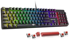Redragon Mechanical Gaming Keyboard Wired, 11 Programmable Backlit Modes, Hot-Sw