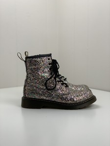 silver glitter doc martens