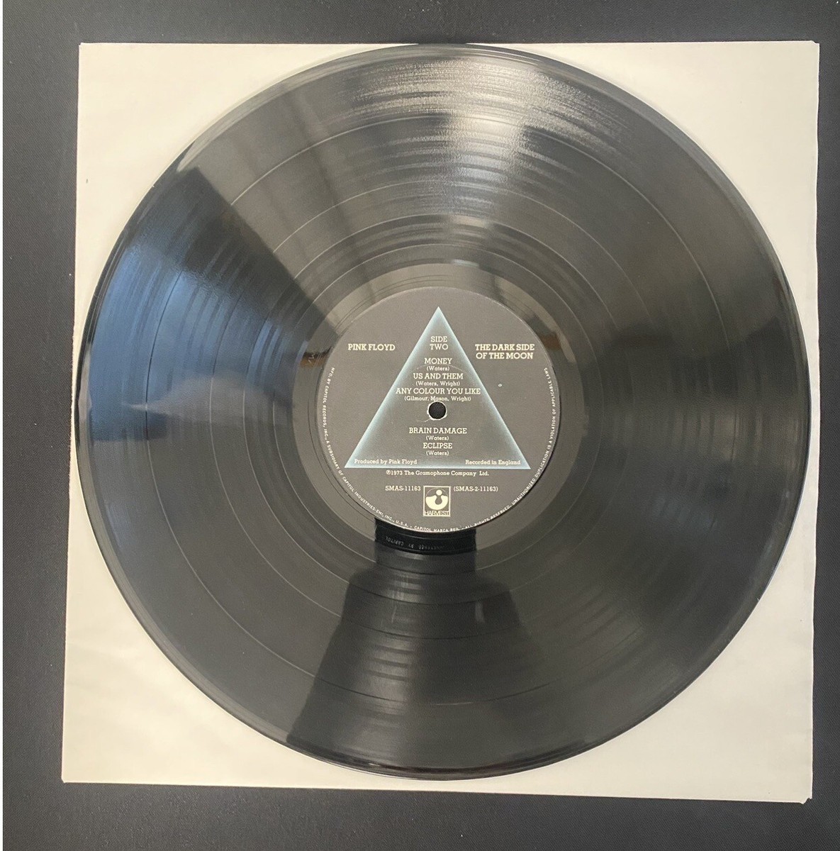 Pink Floyd Original 1973 Vinyl Dark Side Of The Moon SMAS1163