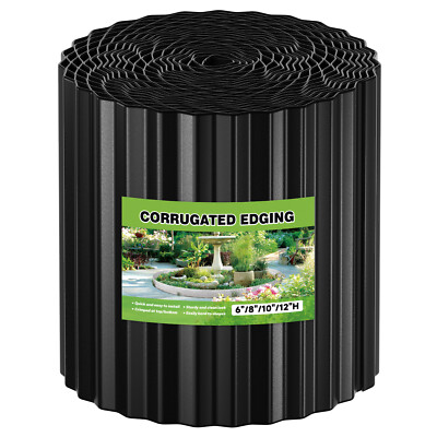 50FT Galvanized Steel Corrugated Edgings for Landscape Garden Edging Lawn Border