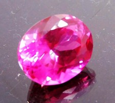 Extremely Rare Pink Sapphire Oval Cut 11.00 Ct NATURAL CERTIFIED Loose Gemstone