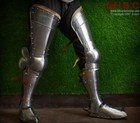 Medieval Knight Gothic Leg Guard, Battle Warrior Full Leg Armor Set Best Gift