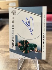 2022-23 Upper Deck SP Authentic Sign of the Times Adam Beckman Auto Wild