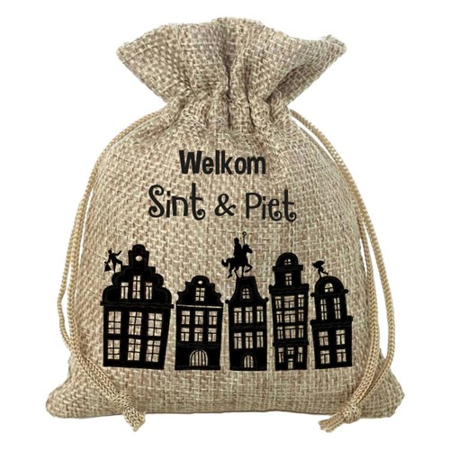 Folat 65708 Sinterklaas Wimpelkette 'Welkom Sint & Pieten' – 6 Meter, Festliche Kinder-Dekoration Für Sinterklaas-Partys