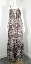 MINT VELVET - Size 10 Maxi Floaty Dress - Beaded / Fully Lined - Party Holiday