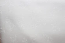 Christmas Holiday Rambling White Sleds by P & B Textiles  bty