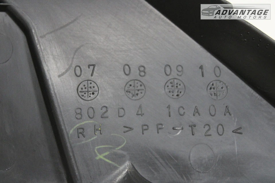 Infiniti QX70 2014-2017 puerta del pasajero delantero derecho marco ventana cubierta moldura OEM Foto 4 de 4