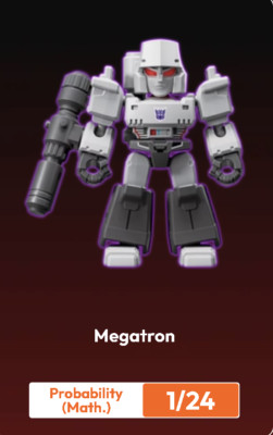 Blokees Transformers Defender Version 01 Mini Model Kit Megatron 1/24