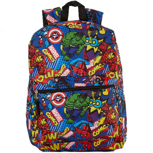 Avengers Classic Heroes Action Collage All Over Print 16" Backpack Multi-Color - Afbeelding 1 van 5