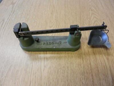 Vintage Redding Powder & Bullet Scale Reloading Green Used | eBay