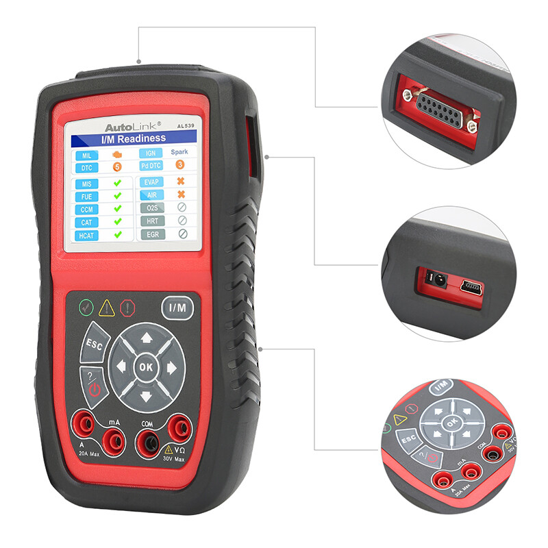 Autel AL539B Car OBD2 Scanner Diagnostic Tool Battery Tester Auto Code Reader eBay