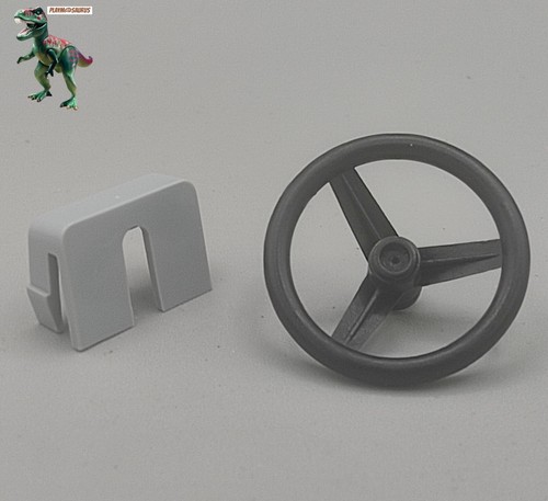 Playmobil schwarzes Lenkrad mit Ständer-Oldtimer-Auto-LKW-Boot-Boot