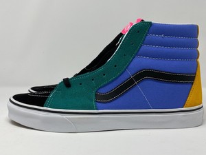 vans green blue yellow