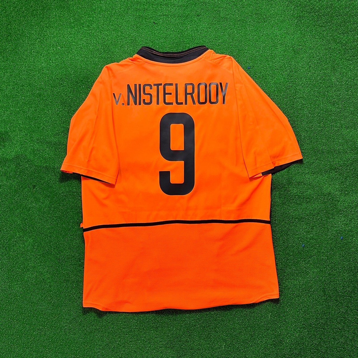 2002 Netherlands Home Ruud van Nistelrooy #9 Vintage Football