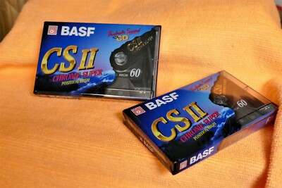 Audio Kassetten BASF originalverpackt 2 Stck. Chrome Super (Pos. High) 60 min
