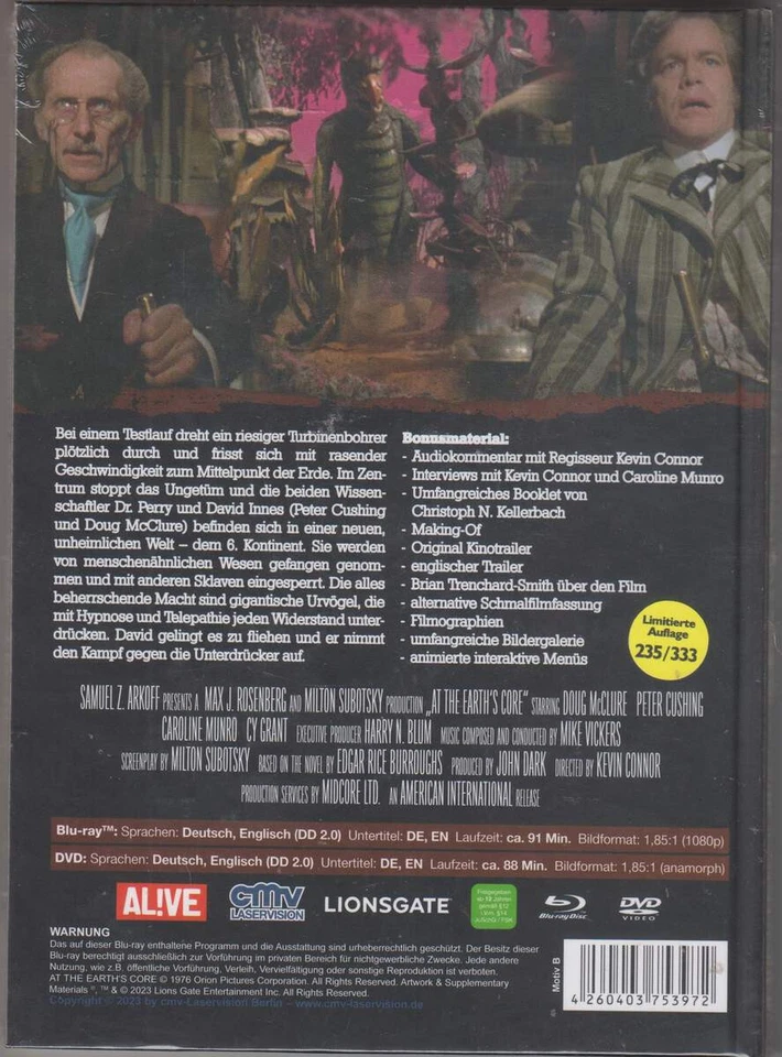 "DER 6. KONTINENT" - Fantasy Klassiker - ltd BLU RAY + DVD MEDIABOOK Cover B OVP - Bild 3 von 3