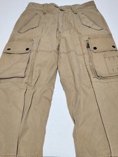 Vintage Polo Ralph Lauren Mens Utility Military Tan Surplus Fit Cargo Pants