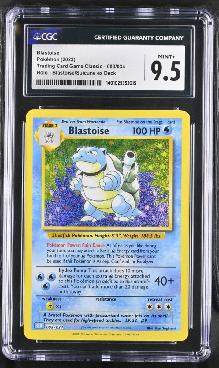 【PSA 5】ポケモンカードダス カメックス Blastoise Pokemon Card Blastoise (1st First Edition)