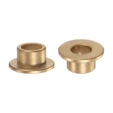 2pack Flange Bearing Sleeve 10mm x 14mm x 10mm Bronze Self Lubricating Bushings