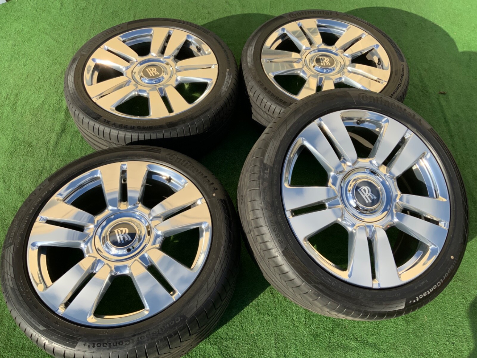 Rolls Royce Cullinan 22 inch Wheels OEM Polished NEW Rare Continental FULL VIDEO