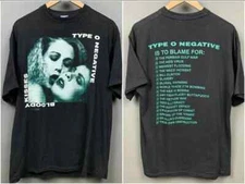 Type O Negative Bloody Kisses Band 2 Side Black Unisex T shirt KH13204