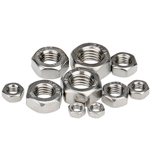 Fine Pitch Thread Hexagon Full Nuts M4 M5 M6 M8 M10 M12 M14 M16 M18 M20 M22 M24 - Afbeelding 5 van 10