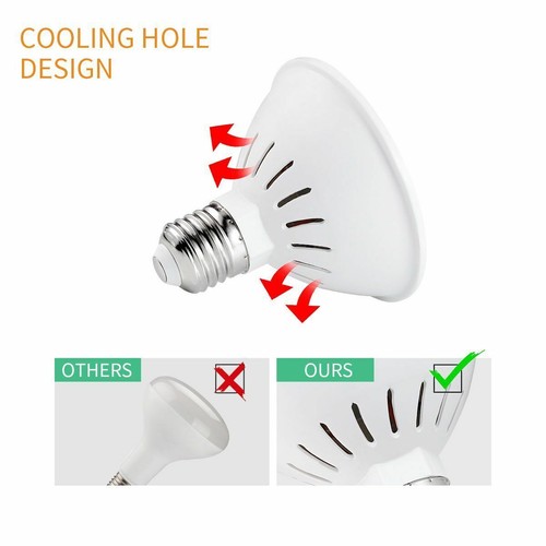 200 LED Grow Light Bulb Full Spectrum Lamp Kit For Indoor Plants w/ Clip Bracket - Picture 3 of 12