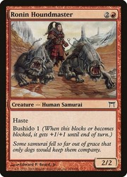 Ronin Houndmaster #184 Champions of Kamigawa Common MTG