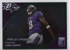 2024 Panini Donruss Elite Field Vision Green Lamar Jackson #2 1mj9