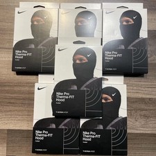 Nike Pro Therma-Fit Hyperwarm Hood Ski Mask Black Shiesty Balaclava Football