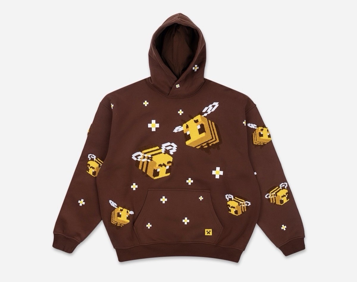 Cool Shirtz x The Bee Hoodie Minecraft Sz Large Limited Edition