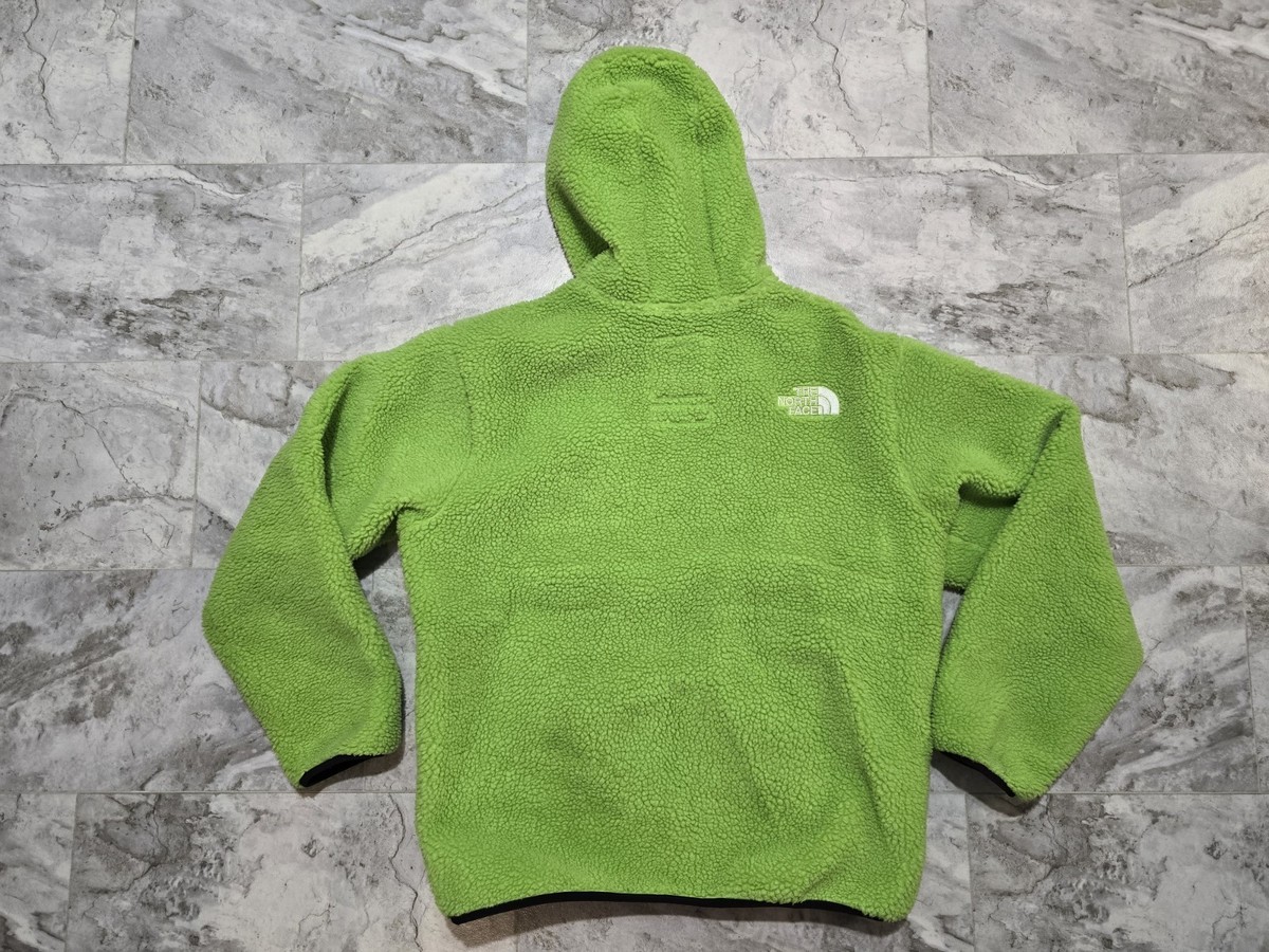 Supreme X The North Face S Logo Hooded Fleece Jacket Mens Sz L