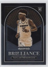 2023-24 Panini Prizm Draft Picks Brilliance Taylor Hendricks #2 0i76
