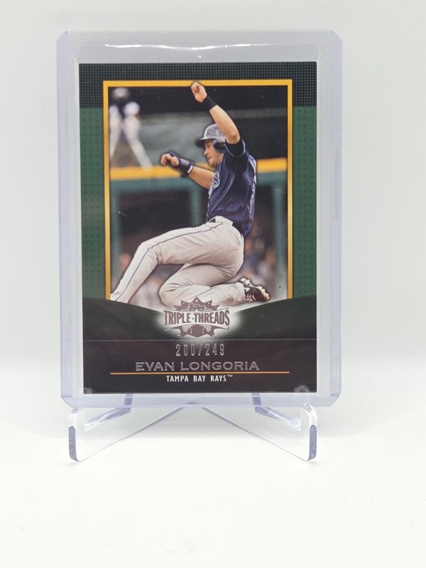 2011 Topps Triple Threads #23 Evan Longoria Tampa Bay Rays /249 (B) 
