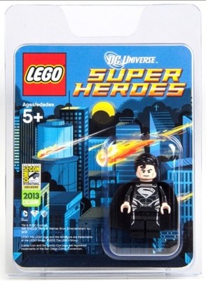 Lego Superman schwarz 2013 Comic-Con Blister sh0137