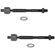 Pair Set of 2 Tie Rod Ends Front Driver & Passenger Side Inner Interior Inside