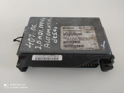 PEUGEOT 407 SW 6E Getriebesteuergerät 0260002923 2.00 Diesel 100kw 28604278