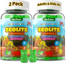 Nextdia Zeolite 14-in-1 Multivitamin Gummies – Blueberry, Non-GMO, Made in USA