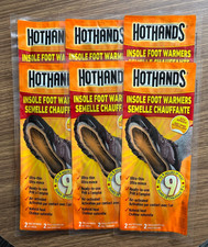 12 pack HotHands Air Activated Indsole Foot Warmers - 9 Hour of Heat - New