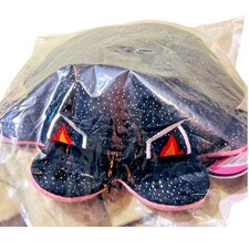 TeeTurtle Original Reversible Pulpo Peluche Rojo Enojado/Negro Rabia 4" NUEVO