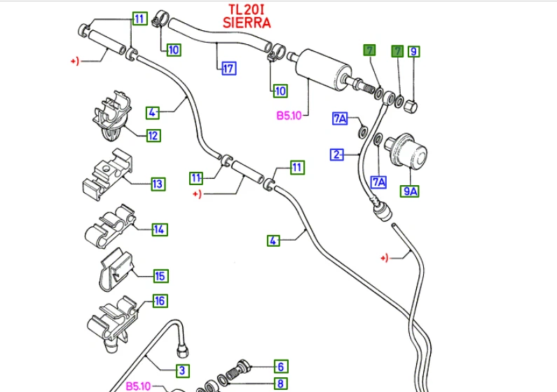 Genuine Ford Sierra 1985-1987 12mm Fuel Filter Sealing Ring - 6054981 x 2 - Image 3 of 4