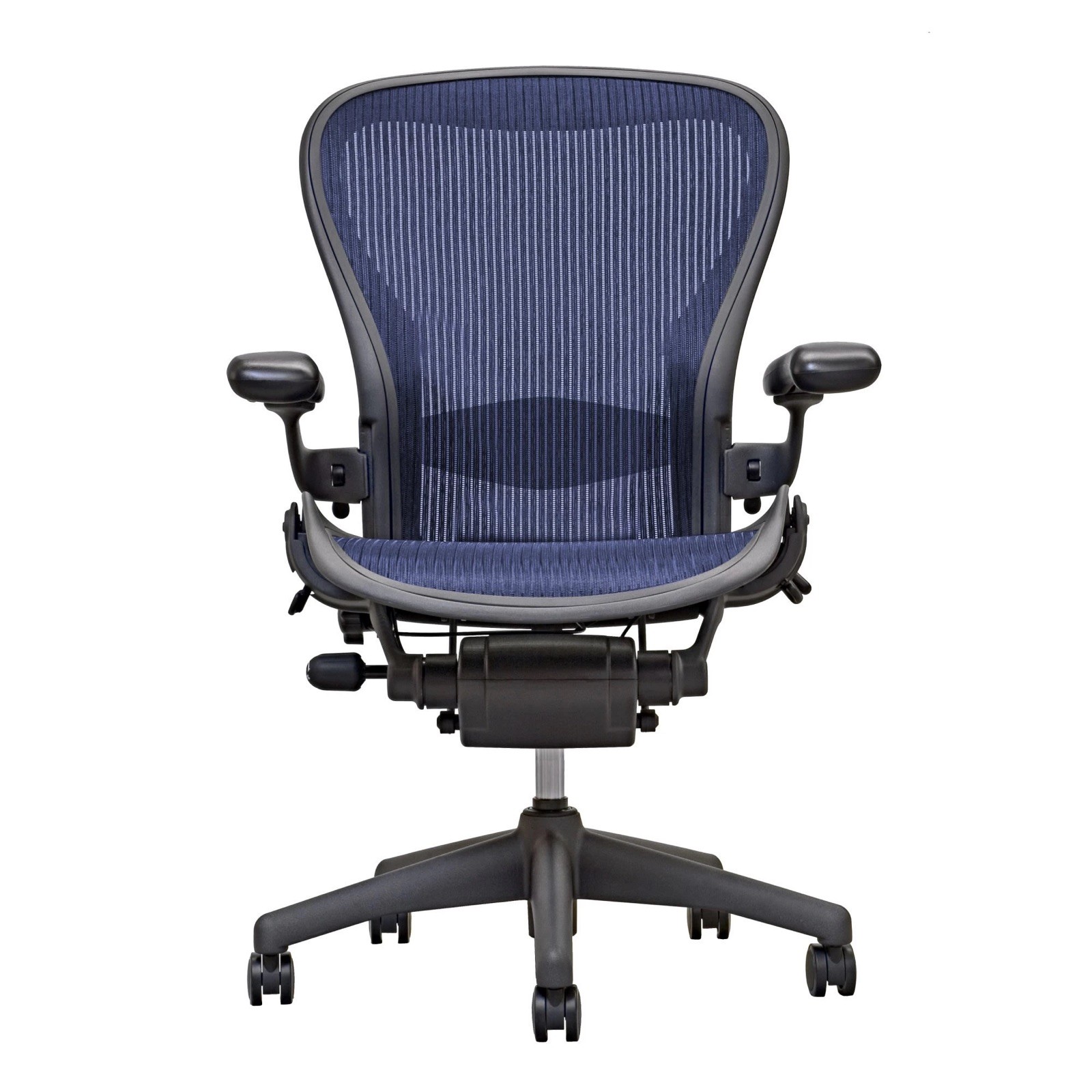 Herman Miller Aeron |  Rare Dark Blue | Size B | Fully Loaded | Lumbar Support 