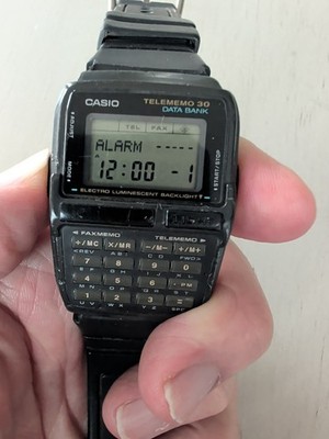 Casio Telememo 30 Data Bank DBC-30 Calculator 1253 Digital Vintage