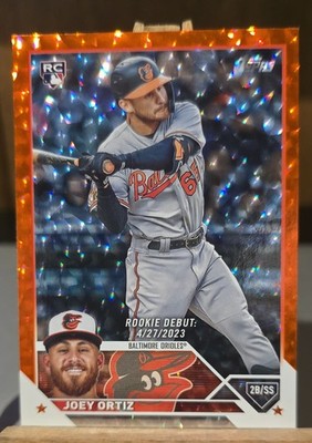 2023 Topps Update Series - Rookie Debut Joey Ortiz #US103 Orange Foil /299 (RC)