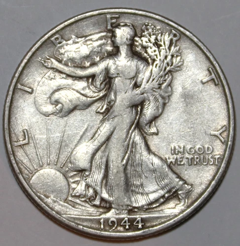 1944-P Walking Liberty Silver Half Dollar - XF+ - #9359D